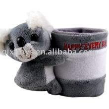 Porta lápices Koala de felpa y peluche